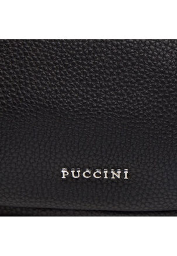 Puccini Torebka BML052M Czarny. Kolor: czarny. Materiał: skórzane