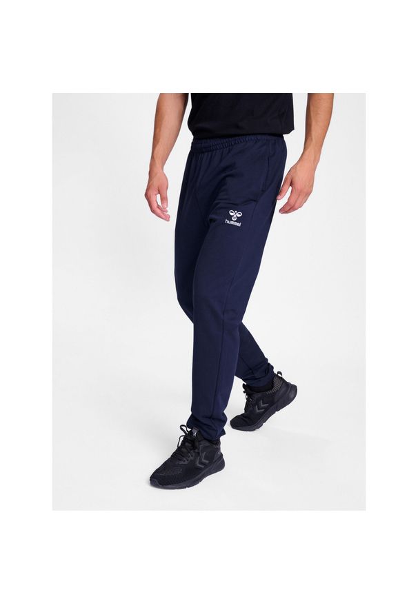 Spodnie Sportowe Dresowe Hummel Hmlgo 2.0 Sweatpants. Kolor: niebieski. Materiał: dresówka