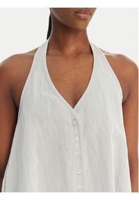 Eleh Bluzka SS260092 Błękitny Relaxed Fit. Kolor: niebieski. Materiał: syntetyk #4