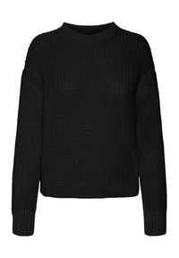 Vero Moda Sweter 10291736 Czarny Regular Fit. Kolor: czarny. Materiał: bawełna #5