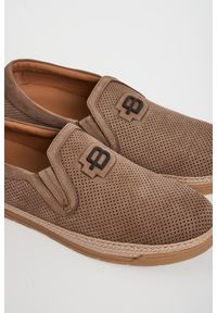 Baldinini - Półbuty męskie skórzane BALDININI. Materiał: skóra #3