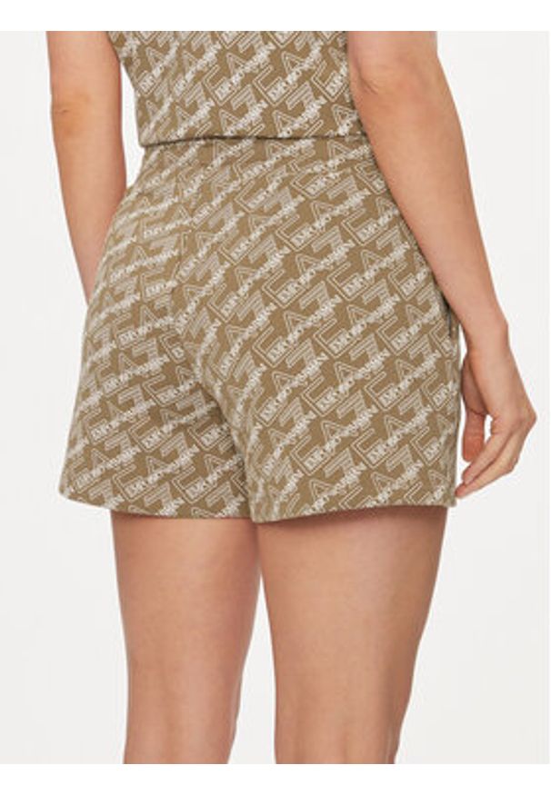 EA7 Emporio Armani Szorty sportowe 3DTS55 TJUAZ 1731 Brązowy Regular Fit. Kolor: brązowy. Materiał: bawełna