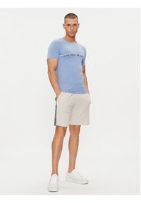 Emporio Armani Underwear T-Shirt 111035 4R729 03231 Niebieski Slim Fit. Kolor: niebieski. Materiał: bawełna #4