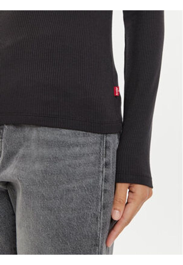 Levi's® Golf Dreamy A8769-0000 Czarny Slim Fit. Typ kołnierza: golf. Kolor: czarny