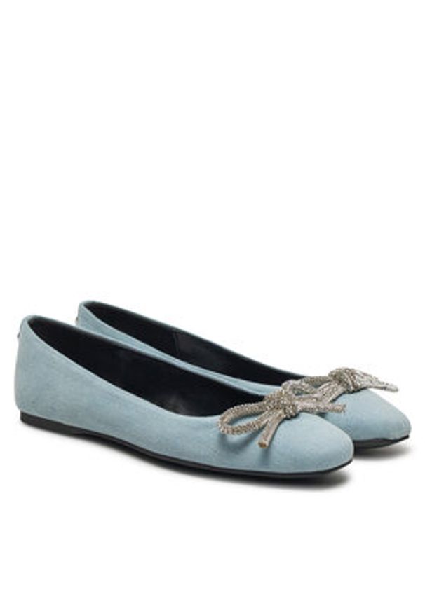 Steve Madden Baleriny Nilsa SM11003517 Niebieski. Kolor: niebieski. Materiał: materiał