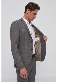 TIGER OF SWEDEN - Tiger Of Sweden Marynarka męska kolor szary. Kolor: szary. Styl: klasyczny #3