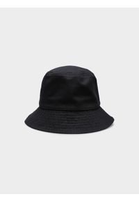 4f - Kapelusz bucket hat uniseks. Kolor: czarny. Materiał: bawełna