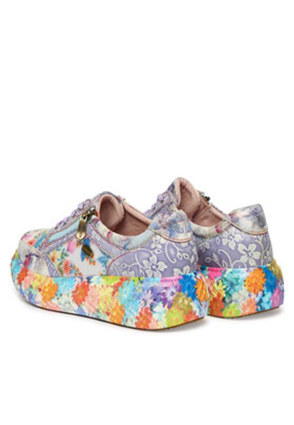 Laura Vita Sneakersy Sodao 51 Fioletowy. Kolor: fioletowy. Materiał: skóra