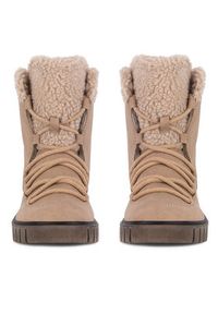 Rieker Trzewiki Y3408-20 Beżowy. Kolor: beżowy. Materiał: materiał #5
