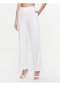 Bruuns Bazaar Spodnie materiałowe Magica BBW3292 Biały Straight Fit. Kolor: biały. Materiał: syntetyk