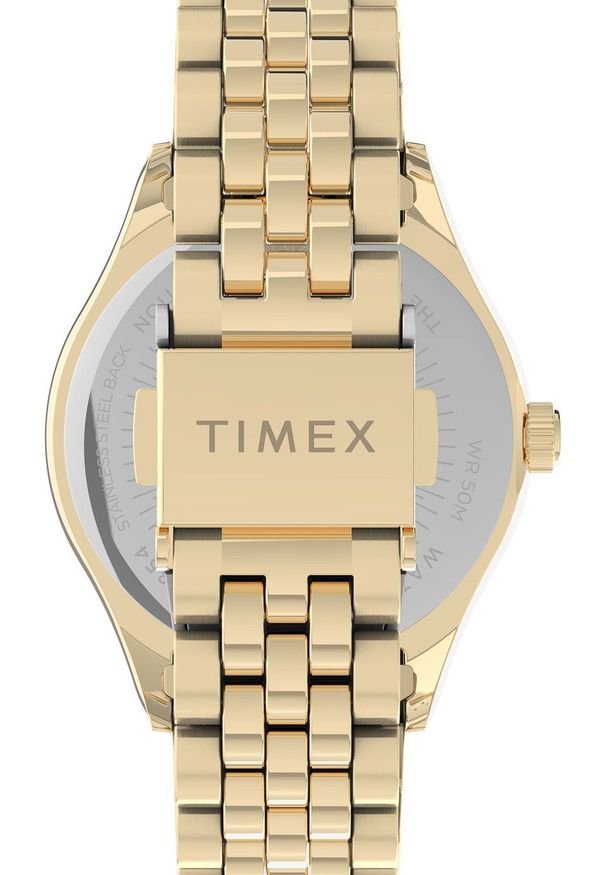 Timex - Zegarek TW2U53800. Kolor: złoty. Materiał: materiał