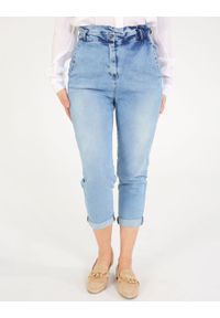 Unisono - SPODNIE - JEANSY 146-208215J JEAN. Materiał: jeans