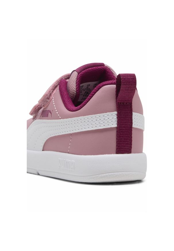 Puma - Sneakersy dla małych dzieci Courtflex V3 PUMA Poised Pink White Berry. Kolor: biały, wielokolorowy, różowy