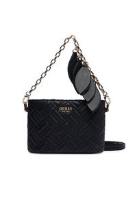 Guess Torebka Sally Mini HWQG99 21770 Czarny. Kolor: czarny. Materiał: skórzane #7