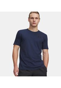 Koszulka Under Armour Sportstyle Left Chest SS (1326799-408). Kolor: niebieski. Materiał: poliester, bawełna. Sezon: lato, zima. Sport: fitness #1
