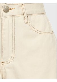 Glamorous Szorty jeansowe KA6117A Beżowy Regular Fit. Kolor: beżowy. Materiał: bawełna #7