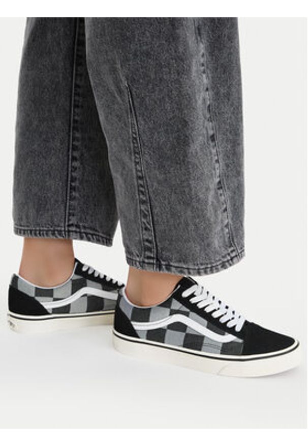 Vans Tenisówki Old Skool VN000D5NBMA1 Czarny. Kolor: czarny. Materiał: skóra