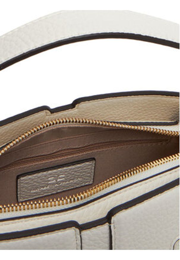 Elisabetta Franchi Torebka BS-06A-51E2-V400 Beżowy. Kolor: beżowy. Materiał: skórzane