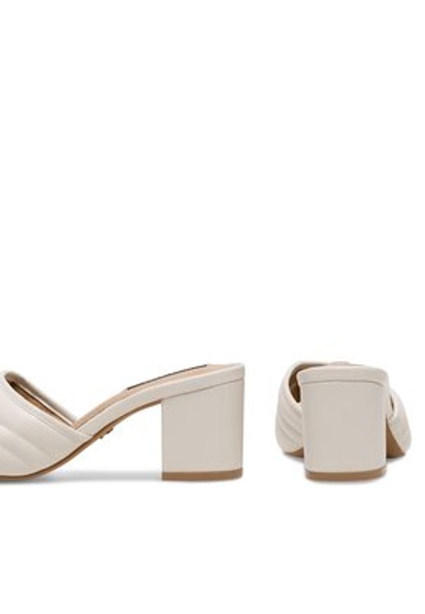 Nine West Klapki 123AL0687 Biały. Kolor: biały. Materiał: syntetyk