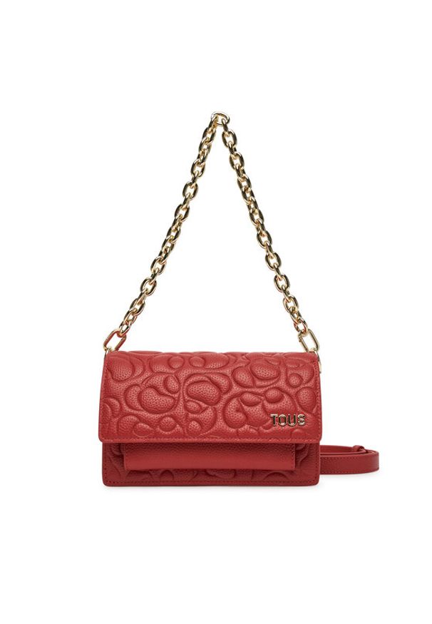 Tous - TOUS Torebka Greta Audree 2002204717 Czerwony. Kolor: czerwony. Materiał: skórzane