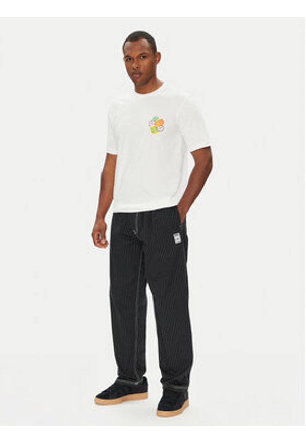 Adidas - adidas T-Shirt Trefoil Series JW2975 Biały Loose Fit. Kolor: biały. Materiał: bawełna