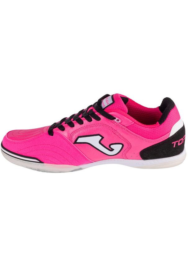 Buty piłkarskie męskie Joma Top Flex IN. Kolor: różowy. Materiał: materiał, syntetyk. Szerokość cholewki: normalna. Sport: piłka nożna