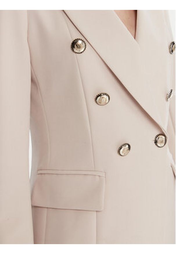 Maryley Marynarka 25IB139/43LA Beżowy Regular Fit. Kolor: beżowy. Materiał: syntetyk