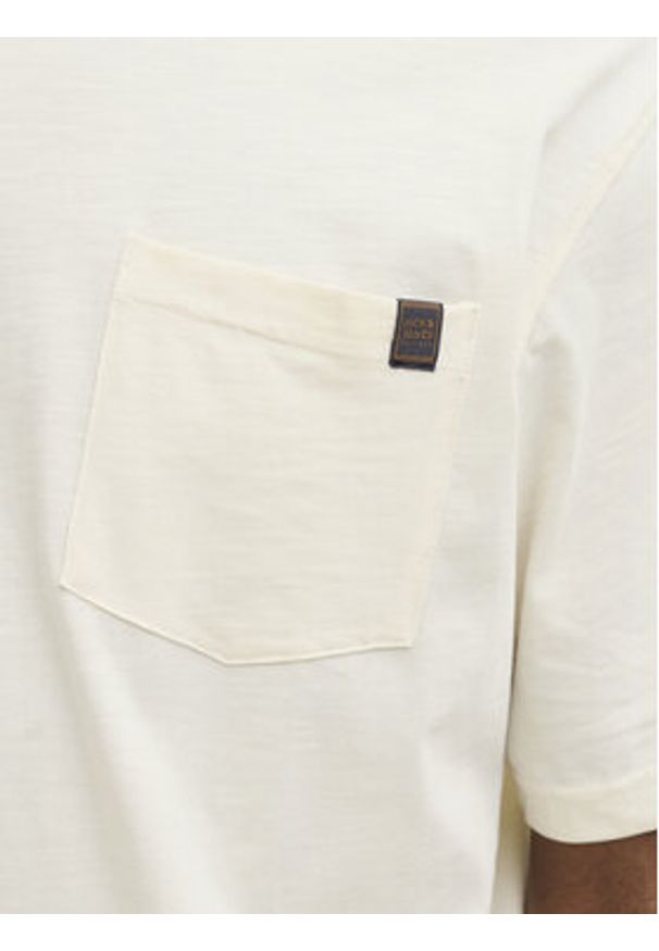 Jack & Jones T-Shirt Dover 12288897 Biały Relaxed Fit. Kolor: biały. Materiał: bawełna