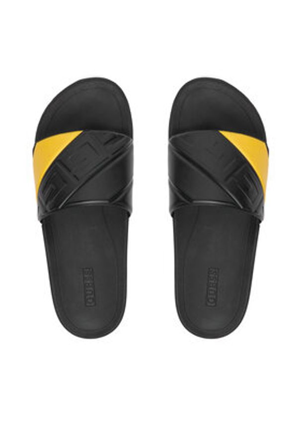 Guess Klapki FMJODE ELE19 Czarny. Kolor: czarny. Materiał: syntetyk