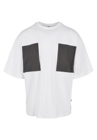 Koszulka Urban Classics big double pocket. Kolor: szary, biały, wielokolorowy #1