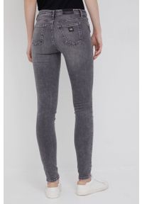 Armani Exchange jeansy J01 6KYJ01.Y1FAZ damskie high waist. Stan: podwyższony. Kolor: szary #2