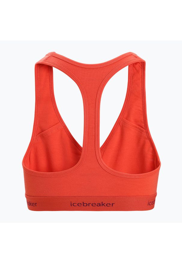 Icebreaker - Biustonosz termoaktywny icebreaker Sprite Racerback. Kolor: czerwony