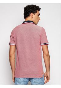 Jack & Jones - Jack&Jones Polo Paulos 12136668 Czerwony Slim Fit. Typ kołnierza: polo. Kolor: czerwony. Materiał: bawełna #4