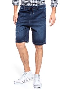 Mustang - SPODENKI MUSTANG Palm Beach Shorts Denim Blue 1009605 5000 842. Stan: podwyższony. Materiał: denim #3