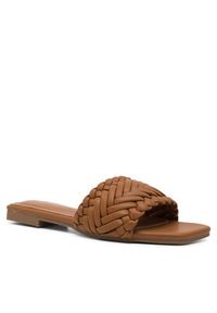 DeeZee Klapki E82022-19 Brązowy. Kolor: brązowy. Materiał: syntetyk #7