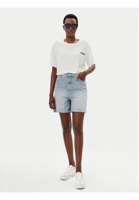 Hugo - HUGO T-Shirt Unite 50490707 Biały Relaxed Fit. Kolor: biały. Materiał: wiskoza #3