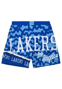 Mitchell & Ness - Szorty Los Angeles Lakers NBA Jumbotron 2.0 Sublimated. Kolor: niebieski. Sport: koszykówka #1