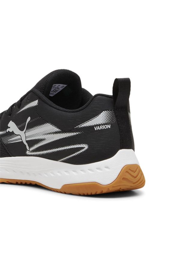 Puma - Buty do sportów halowych Varion II PUMA Black Cool Light Gray Gum Beige. Kolor: czarny, szary, wielokolorowy, beżowy. Materiał: syntetyk, materiał. Sport: piłka ręczna