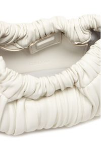 Calvin Klein Torebka Drawstring Plisse Conv Mini Cb P LV04F3077G Biały. Kolor: biały. Materiał: skórzane #2