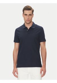 Calvin Klein Polo LV04LC239G Granatowy Regular Fit. Typ kołnierza: polo. Kolor: niebieski. Materiał: bawełna