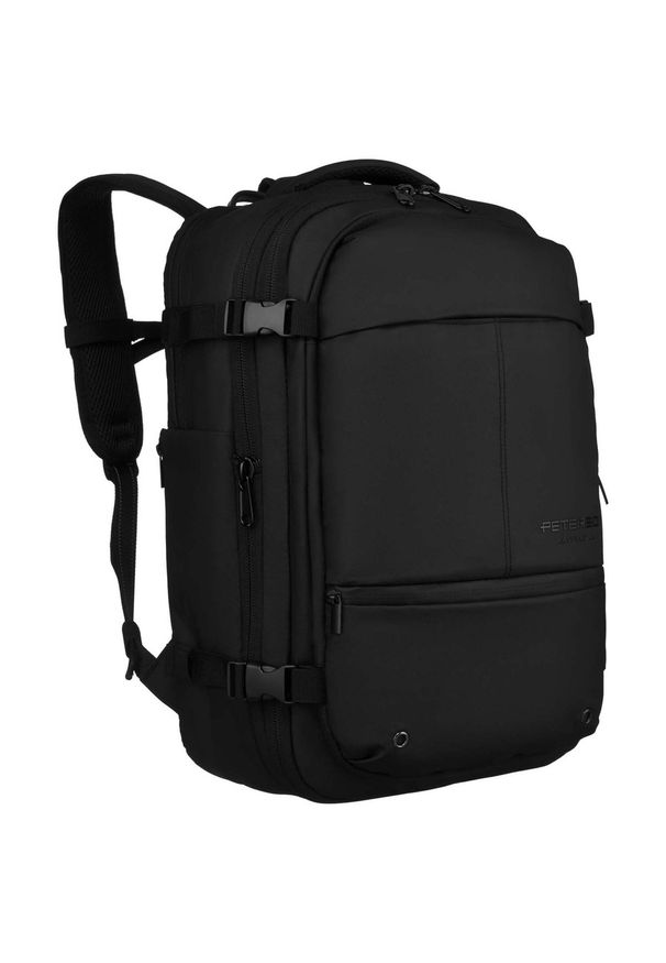 Plecak podróżny Peterson PTN 24357 czarny. Kolor: czarny. Materiał: materiał. Styl: casual