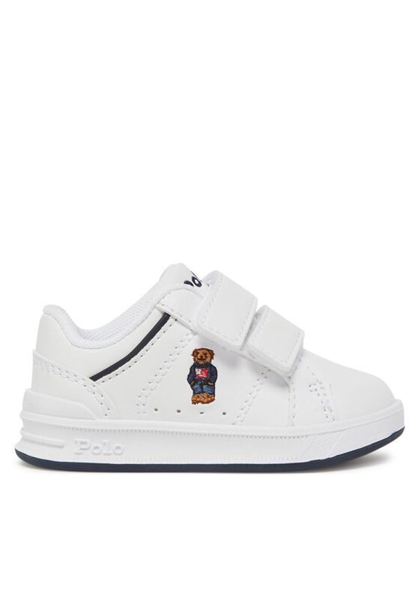 Polo Ralph Lauren Sneakersy Heritage Court IV Ezz Bear RL02931101 Biały. Kolor: biały. Materiał: skóra