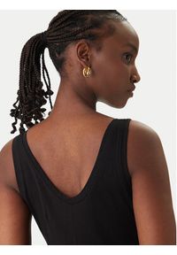 Versace Jeans Sukienka codzienna 80HAOE02 Czarny Slim Fit. Okazja: na co dzień. Kolor: czarny. Materiał: bawełna. Typ sukienki: proste. Styl: casual #5