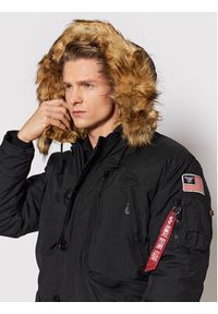 Alpha Industries Kurtka zimowa 123144 Czarny Regular Fit. Kolor: czarny. Materiał: syntetyk. Sezon: zima #5