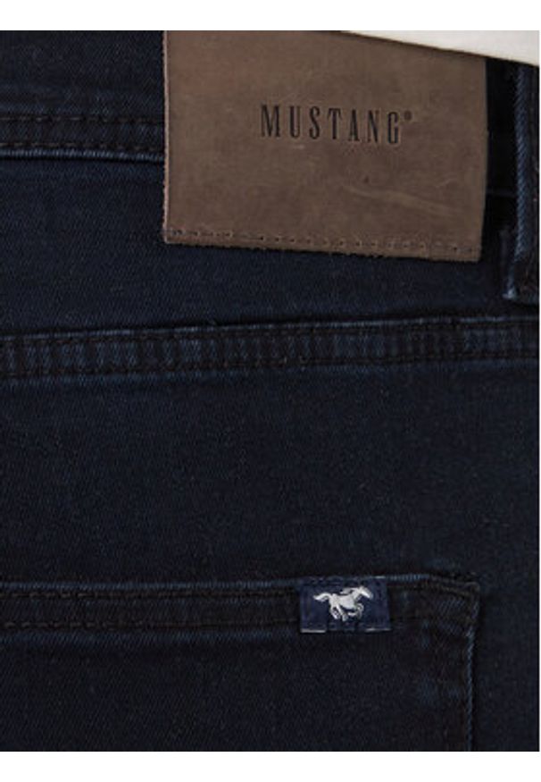 Mustang Jeansy Vegas 1016796 Granatowy Slim Fit. Kolor: niebieski