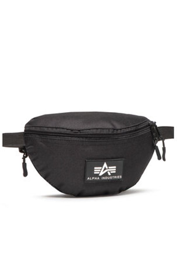 Alpha Industries Nerka Rubber Print Waistbag 198912 Czarny. Kolor: czarny. Materiał: materiał. Wzór: nadruk