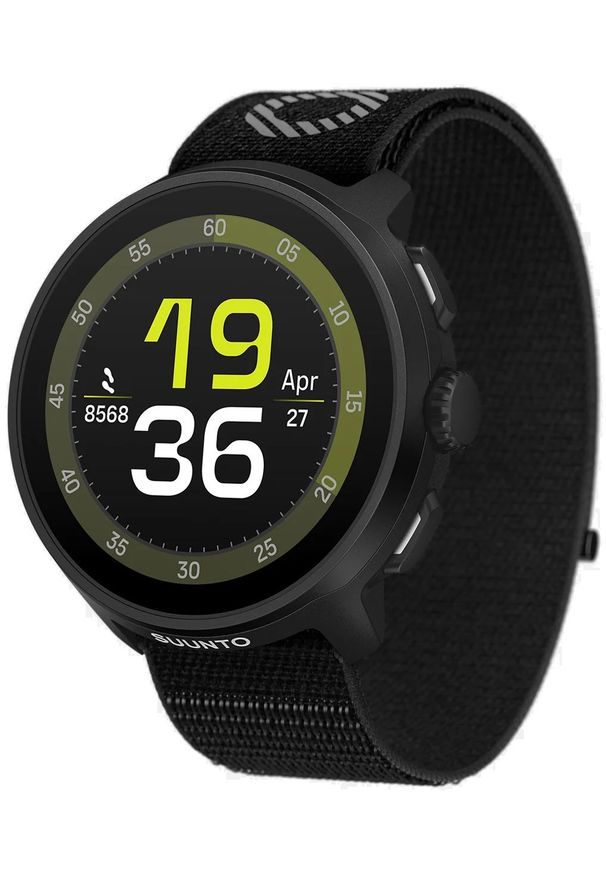 SUUNTO - Zegarek sportowy Suunto Run All Black (SS051109000). Styl: sportowy