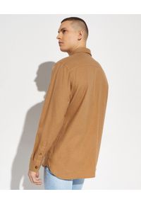 Burberry - BURBERRY - Beżowa koszula flanelowa. Kolor: beżowy. Materiał: bawełna #2