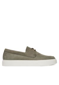 Calvin Klein Półbuty Hybrid Lace Up Boat Nu HM0HM01892 Szary. Kolor: szary. Materiał: zamsz, skóra