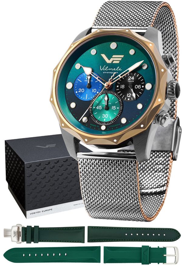 Zegarek damski Vostok Europe JS20-125E752BM srebrny. Kolor: srebrny